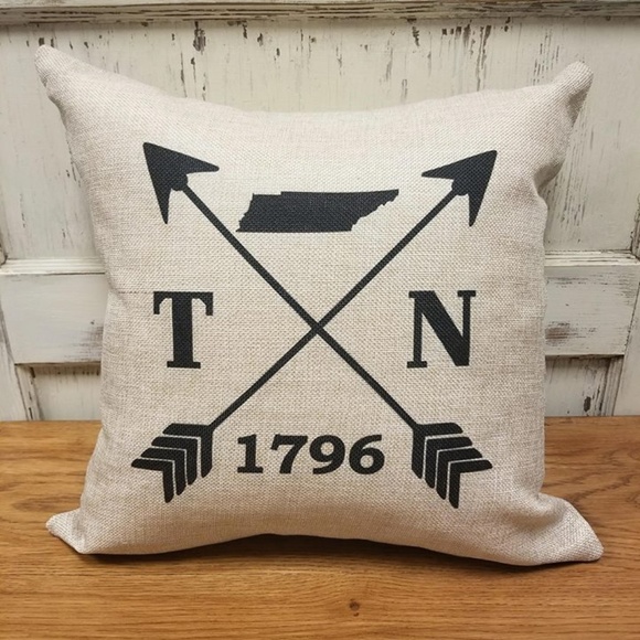 Tennessee 1796 18x18 Throw Pillow - Picture 1 of 1